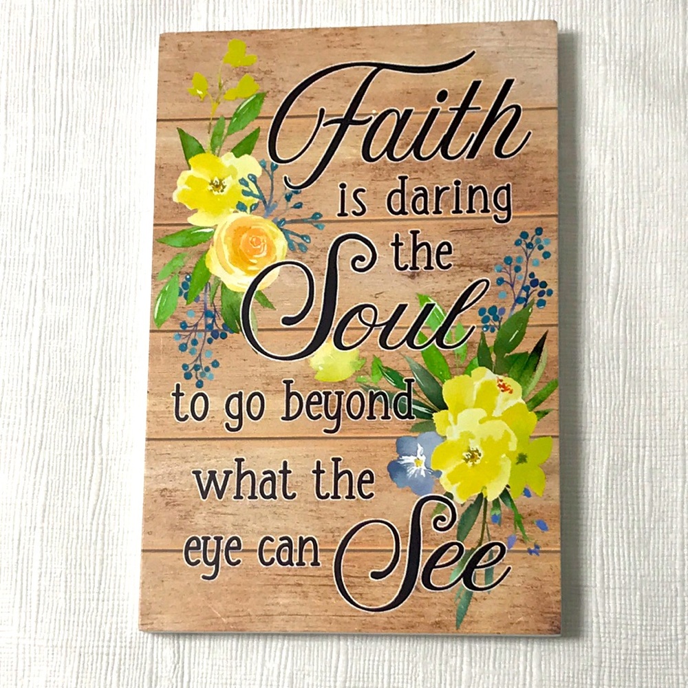 Home décor Faith Sign